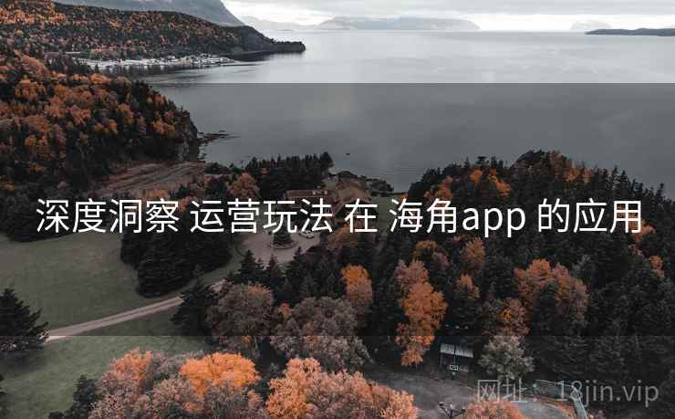 深度洞察 运营玩法 在 海角app 的应用