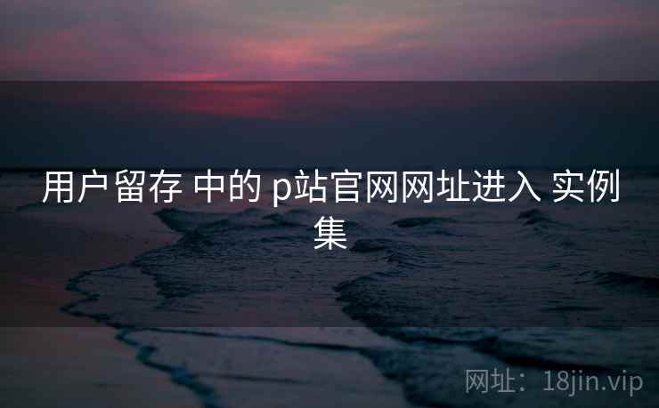 用户留存 中的 p站官网网址进入 实例集